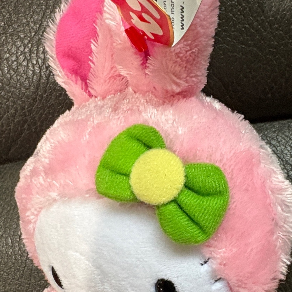 Hello kitty plush rabbit with green bow - Picture 6 of 7